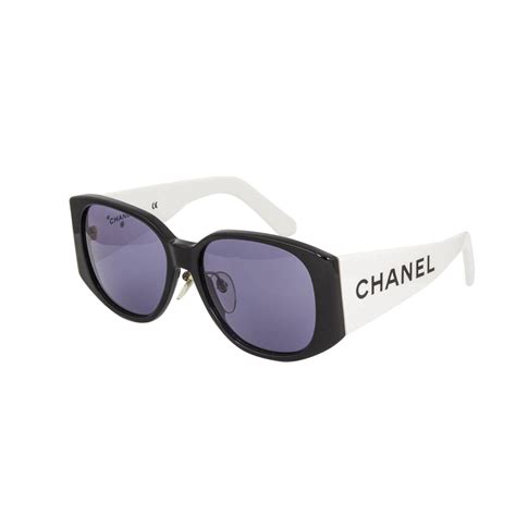 chanel sunglasses white and black|chanel sunglasses outlet.